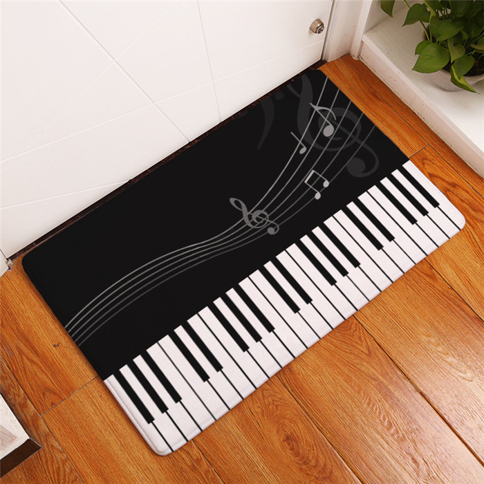 Commercial Kitchen Non Slip Flooring - Karpet Catatan Musik Kreatif Dekorasi Rumah