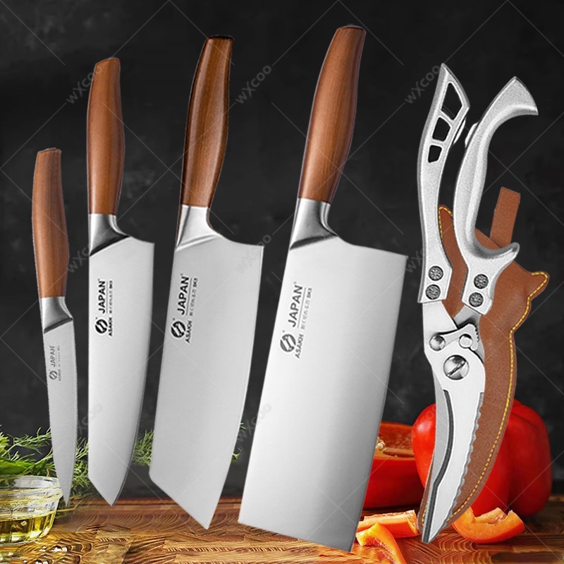 Commercial Kitchen Knife Set - WXCOO pisau dapur Jepang baja tahan
