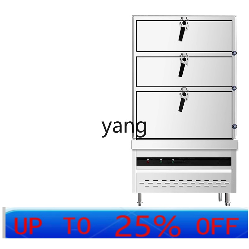 Commercial Steamer Cabinet - Lemari kukus listrik gas tiga pintu