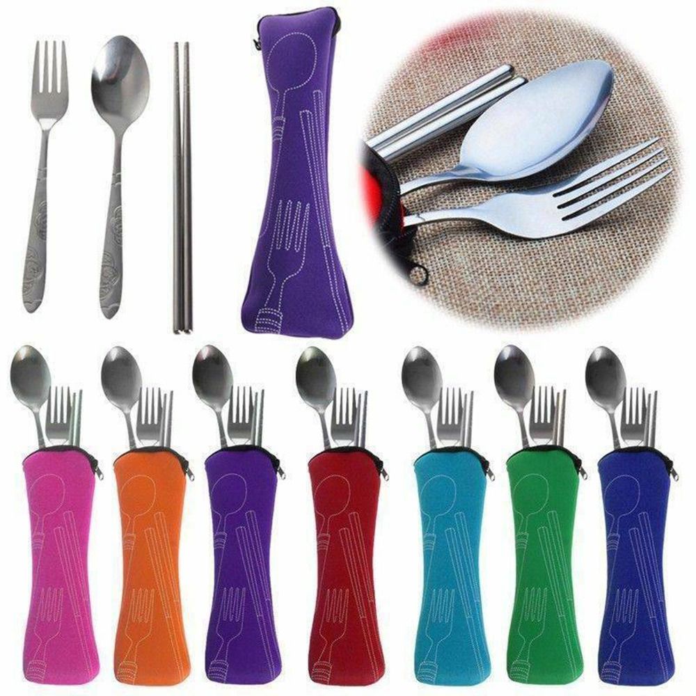 Commercial Kitchen Knife Set - Tas peralatan makan perjalanan, alat makan
