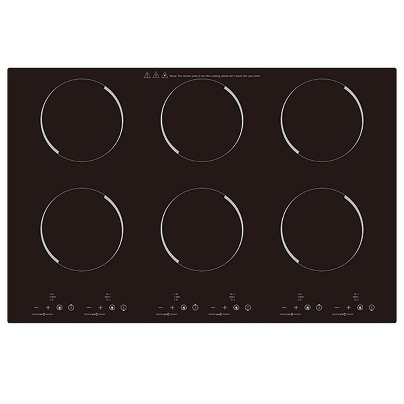 Commercial Kitchen Stove - Kompor Listrik Keramik Enam Tungku Komersial,