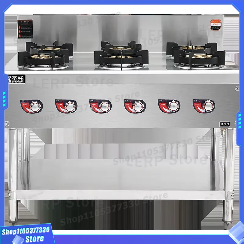 Commercial Kitchen Stove - Kompor Gas 6 Tungku Komersial untuk