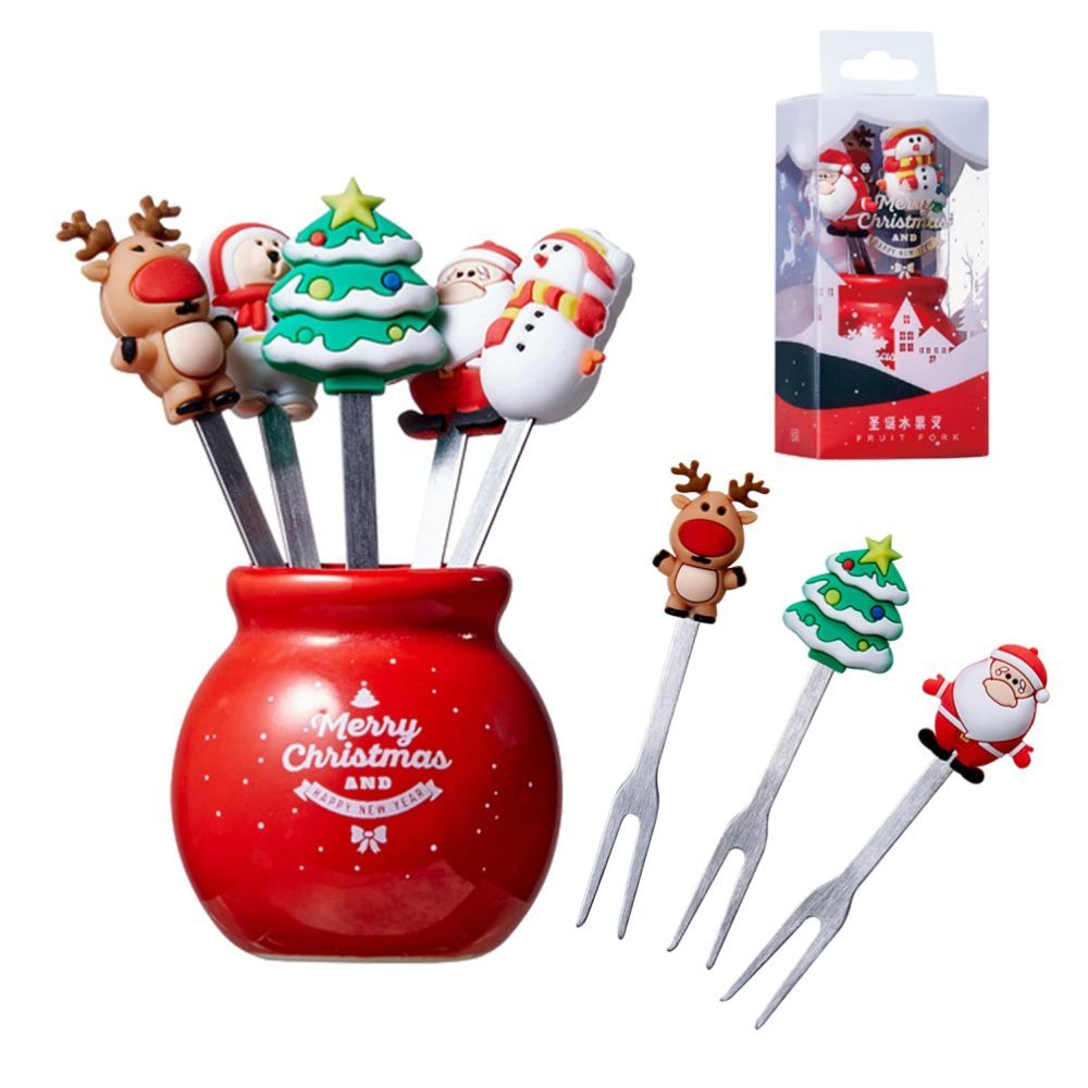 Commercial Kitchen Knife Set - 1 Set Garpu Buah Makanan Penutup