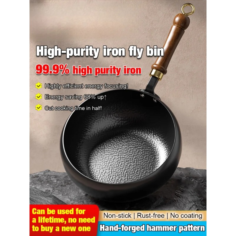 Commercial Kitchen Stove - Panci Besi Besar Tanpa Lapisan, Panci