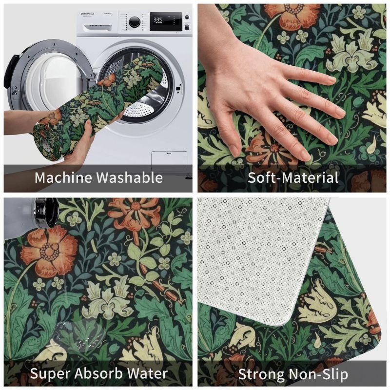 Karpet William Morris untuk Pi - Commercial Kitchen Non Slip Flooring ulasan dan harga