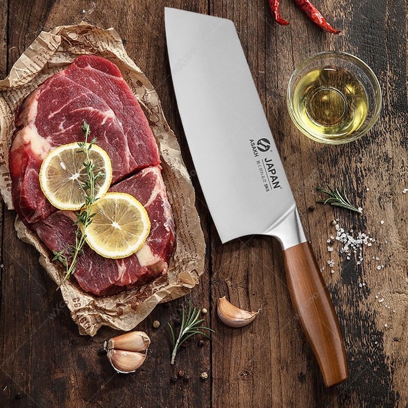 WXCOO pisau dapur Jepang baja  - Commercial Kitchen Knife Set ulasan dan harga