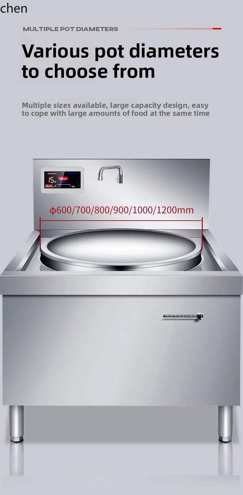 Kompor induksi komersial ZML,  - Commercial Rice Cooker ulasan dan harga