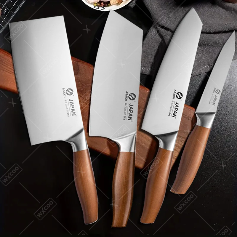 WXCOO Set Pisau Dapur 4pcs Baj - Commercial Kitchen Knife Set ulasan dan harga