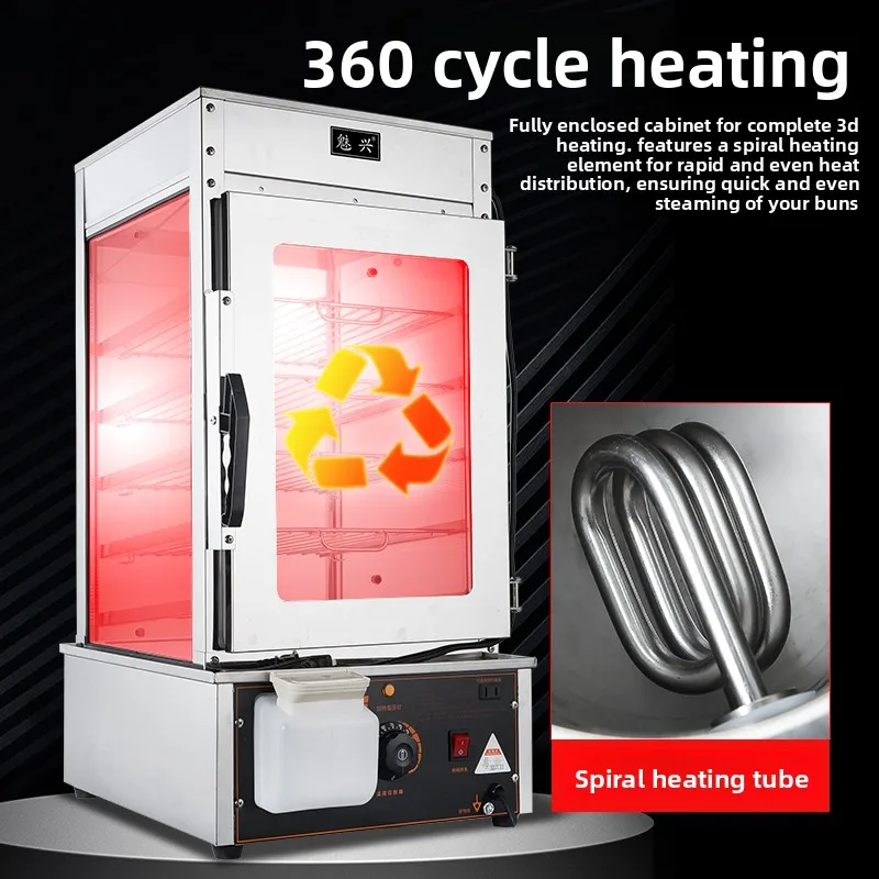 Mesin Pengukus Komersial 220V  - Commercial Steamer Cabinet ulasan dan harga