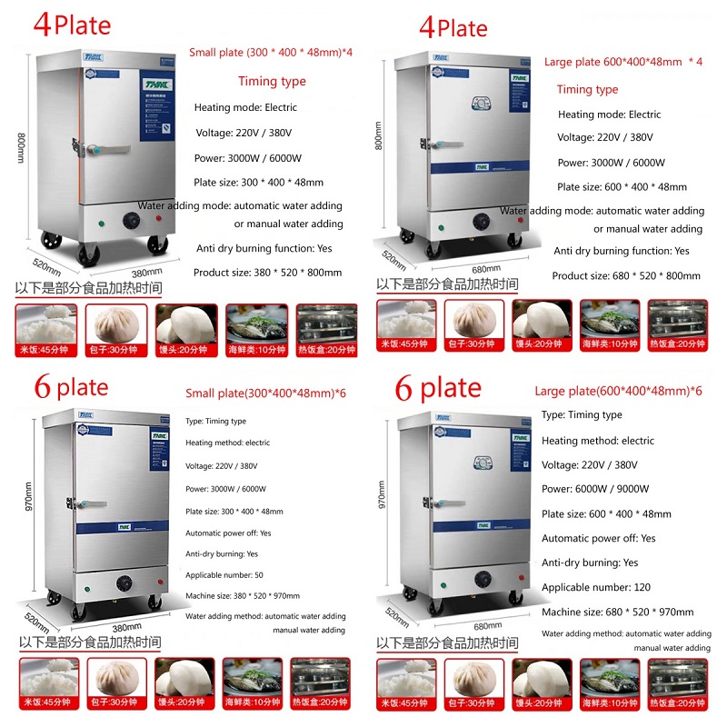 Kabinet Pengukus Makanan Laut  - Commercial Steamer Cabinet ulasan dan harga