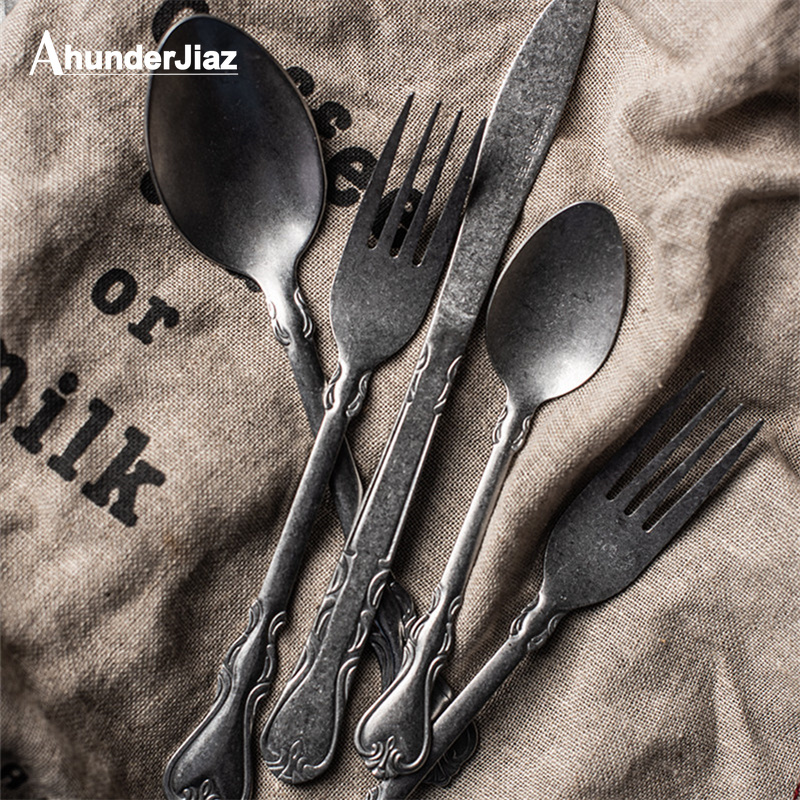 Garpu dan pisau sendok Vintage - Commercial Kitchen Knife Set ulasan dan harga