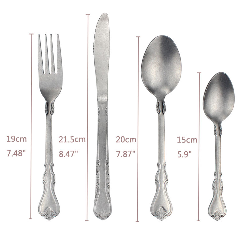 Garpu dan pisau sendok Vintage - Commercial Kitchen Knife Set ulasan dan harga