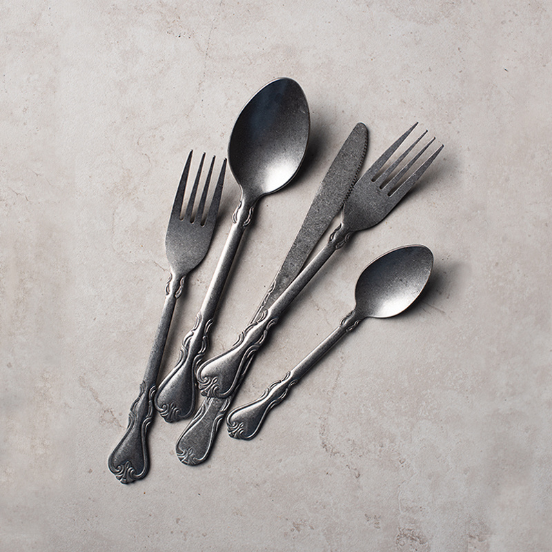 Garpu dan pisau sendok Vintage - Commercial Kitchen Knife Set ulasan dan harga