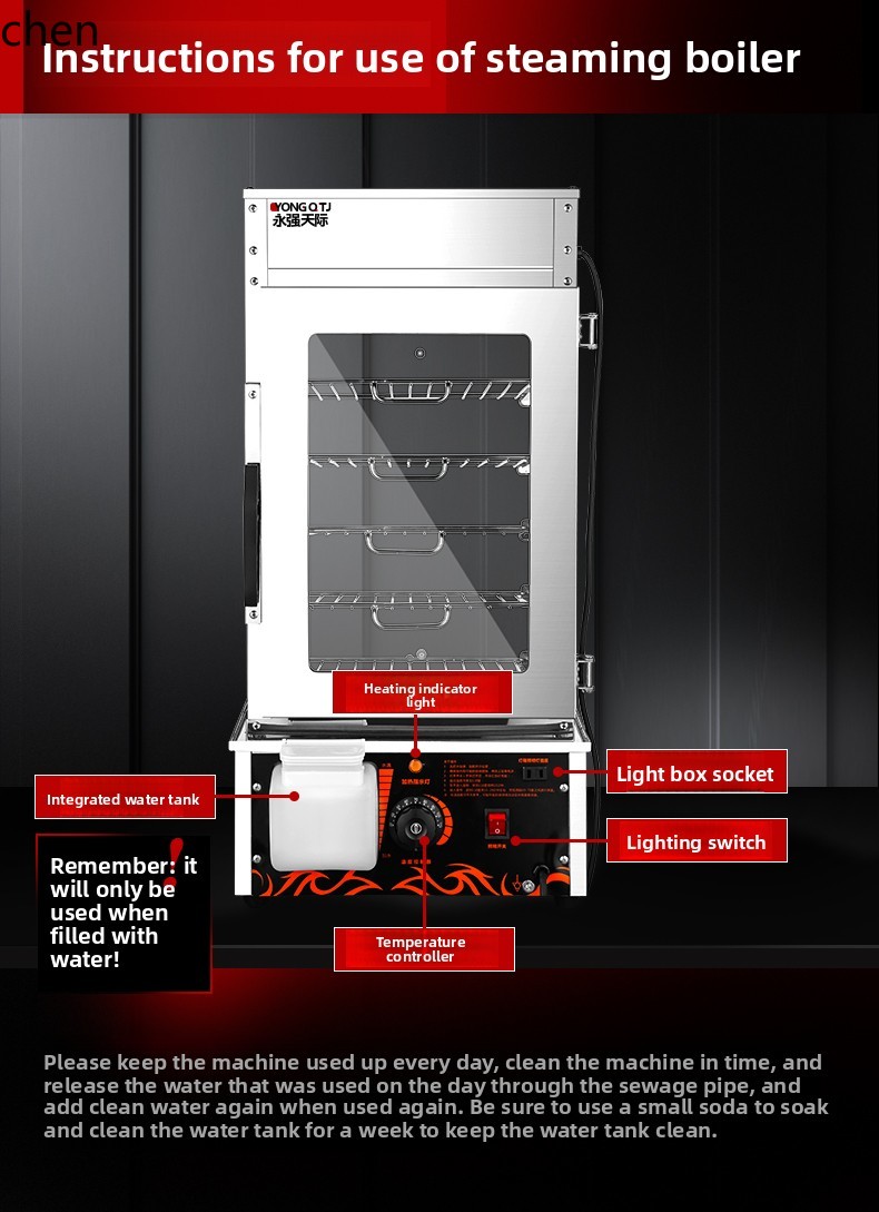Mesin pengukus roti kukus kome - Commercial Steamer Cabinet ulasan dan harga