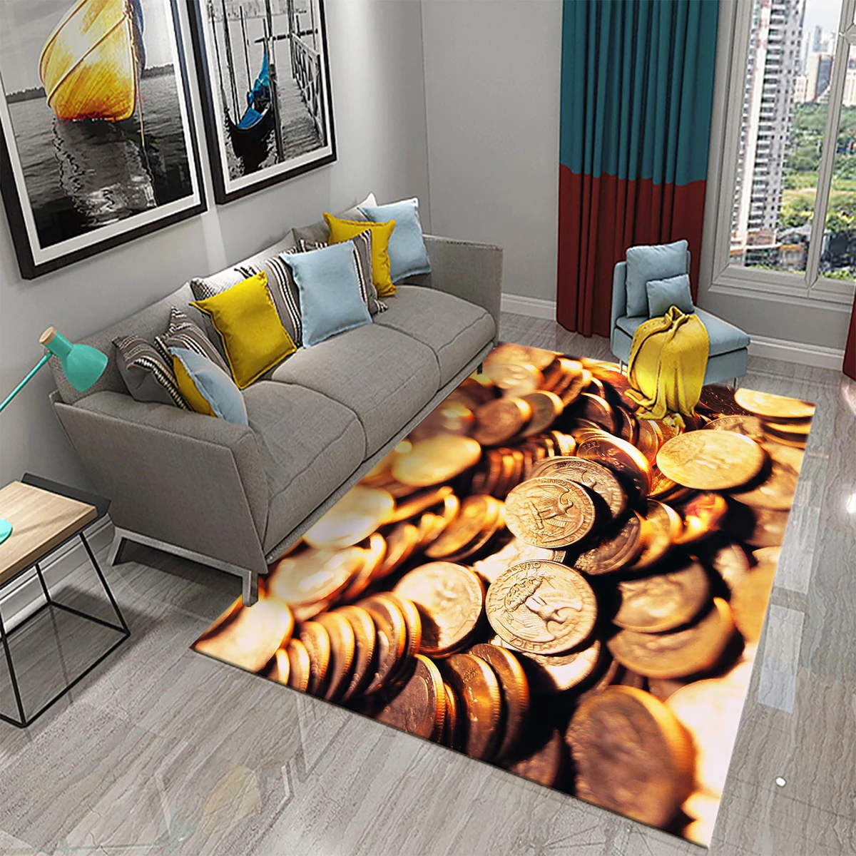 Dolar pola uang karpet lorong  - Commercial Kitchen Non Slip Flooring ulasan dan harga
