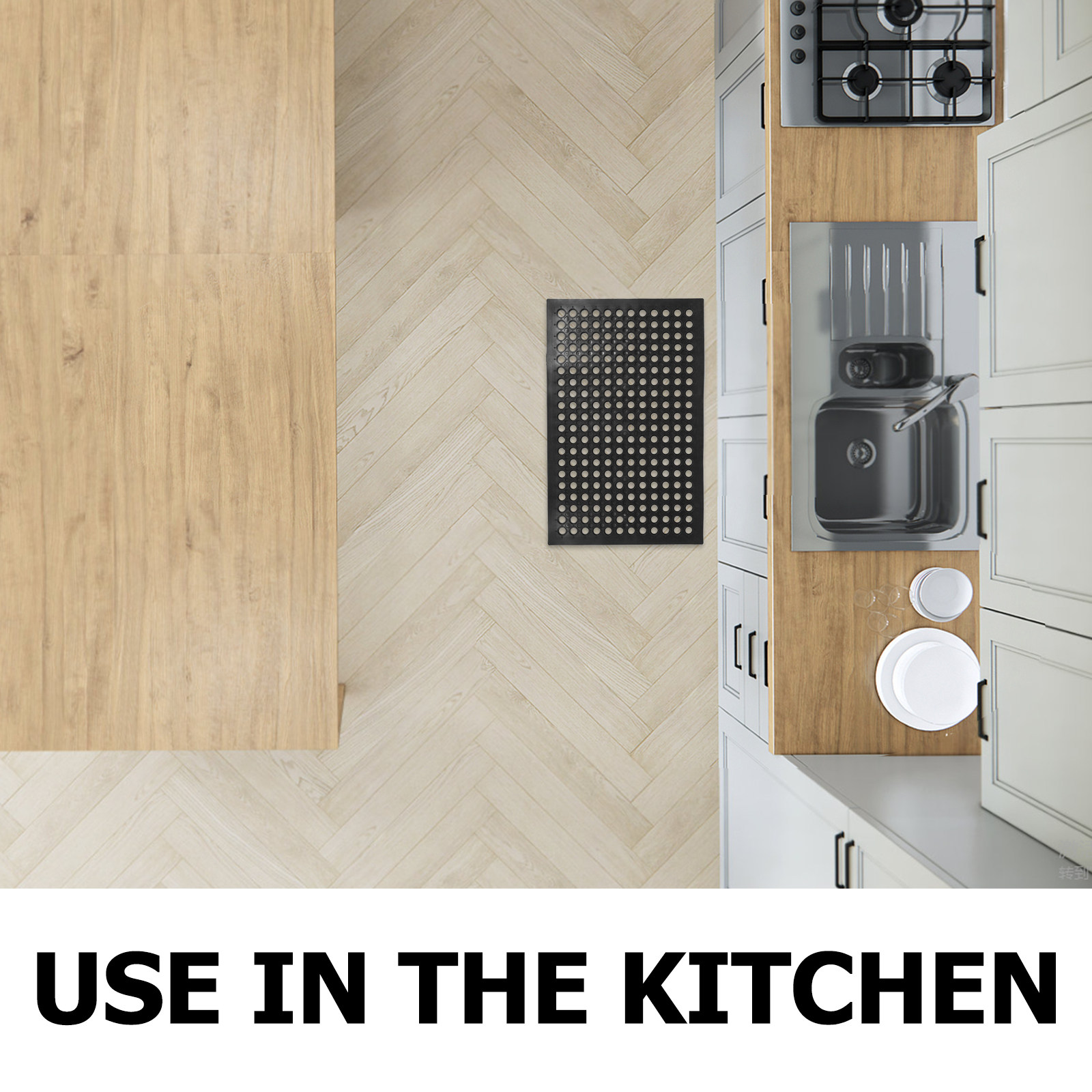 Keset Dapur Anti Air dan Anti  - Commercial Kitchen Non Slip Flooring ulasan dan harga