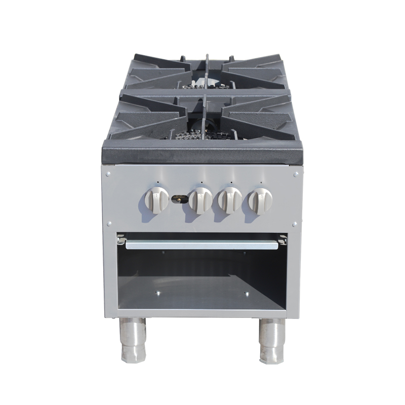 Kompor Industri 2 Tungku untuk - Commercial Kitchen Stove ulasan dan harga
