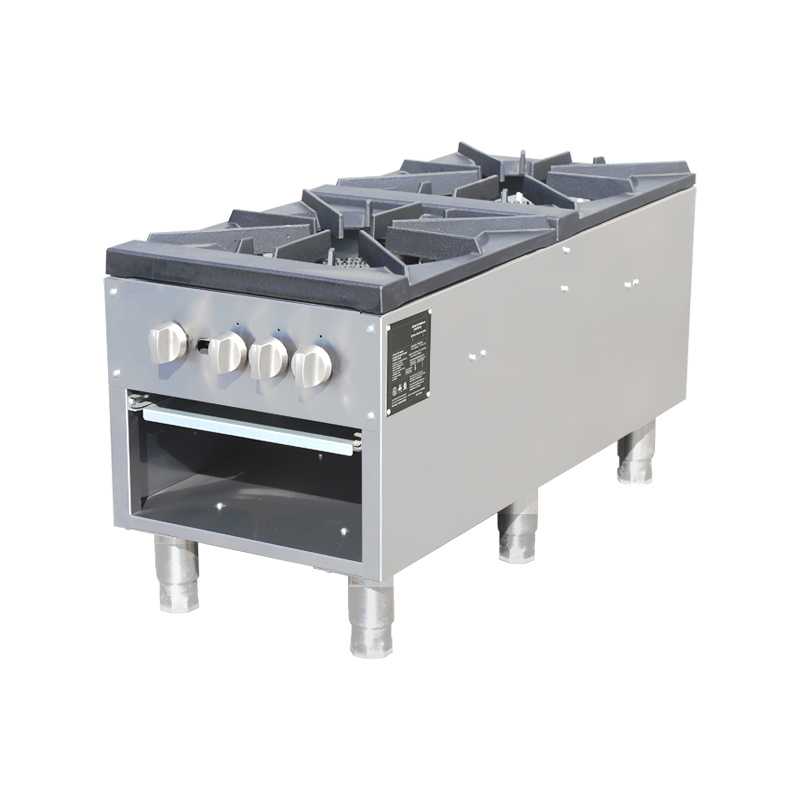 Kompor Industri 2 Tungku untuk - Commercial Kitchen Stove ulasan dan harga