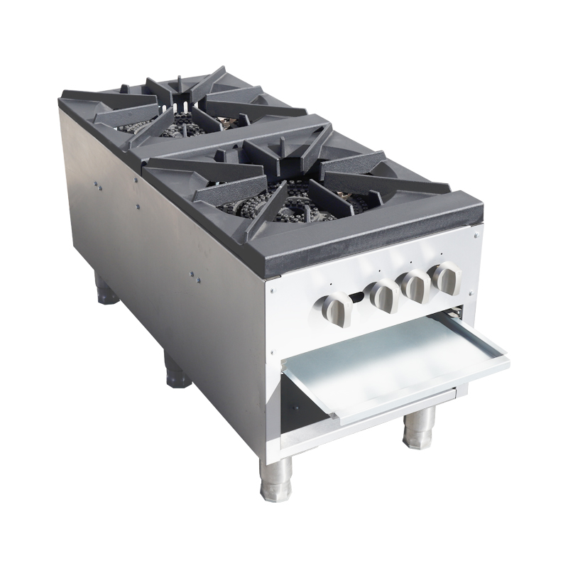 Kompor Industri 2 Tungku untuk - Commercial Kitchen Stove ulasan dan harga