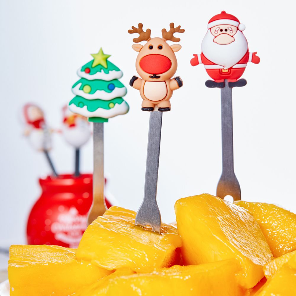 1 Set Garpu Buah Makanan Penut - Commercial Kitchen Knife Set ulasan dan harga