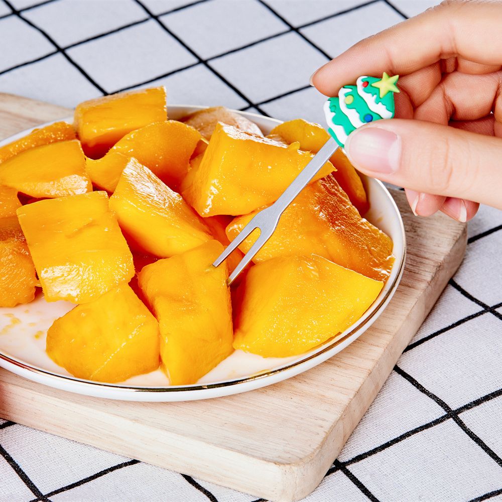 1 Set Garpu Buah Makanan Penut - Commercial Kitchen Knife Set ulasan dan harga